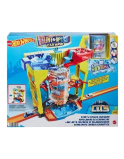 Promo ❤️ Hot Wheels Stunt & Splash Car Wash 👍
