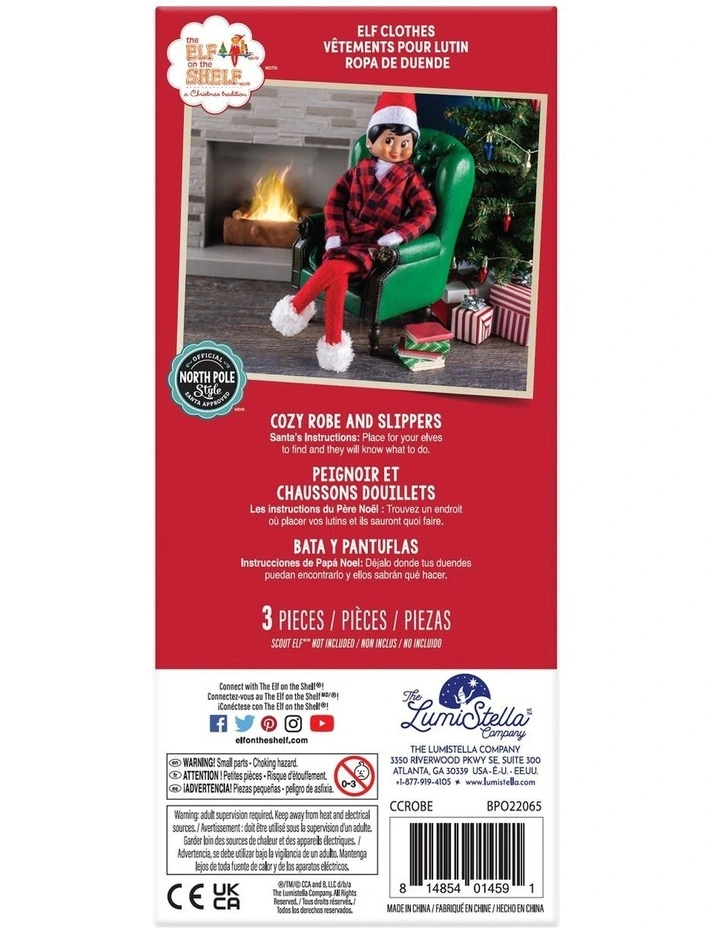 Best reviews of ๐คฉ The Elf On The Shelf Claus Couture Comfy Robe & Slippers โ - Image 2