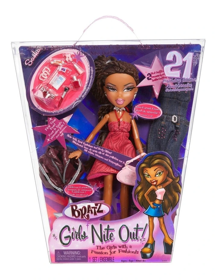 Cheapest π€© Bratz π§ Girls Nite Out Sasha 21st π₯³ Birthday Edition Fashion Doll βοΈ