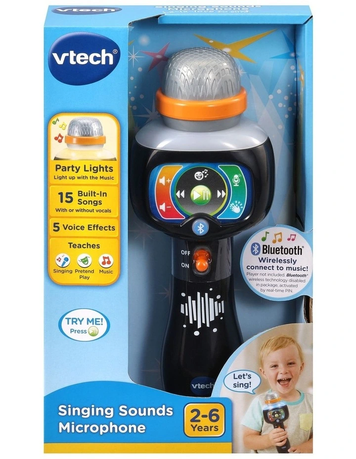 Brand new β¨ VTech Singing Sounds Microphone Black β - Image 2