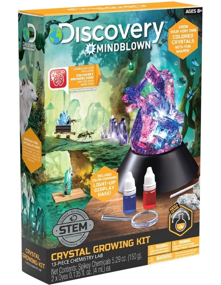 New π₯° Discovery Toy Kids Crystal Growing Kit Mini β