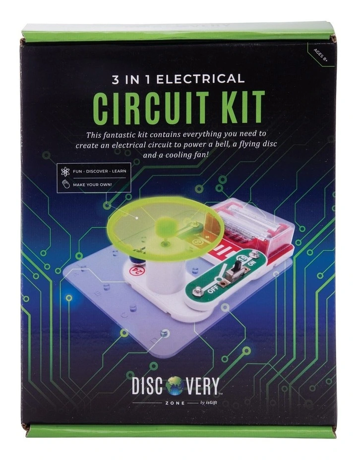Best Sale π IS Gift Discovery Zone 3 In 1 Electrical Circuit Kit π