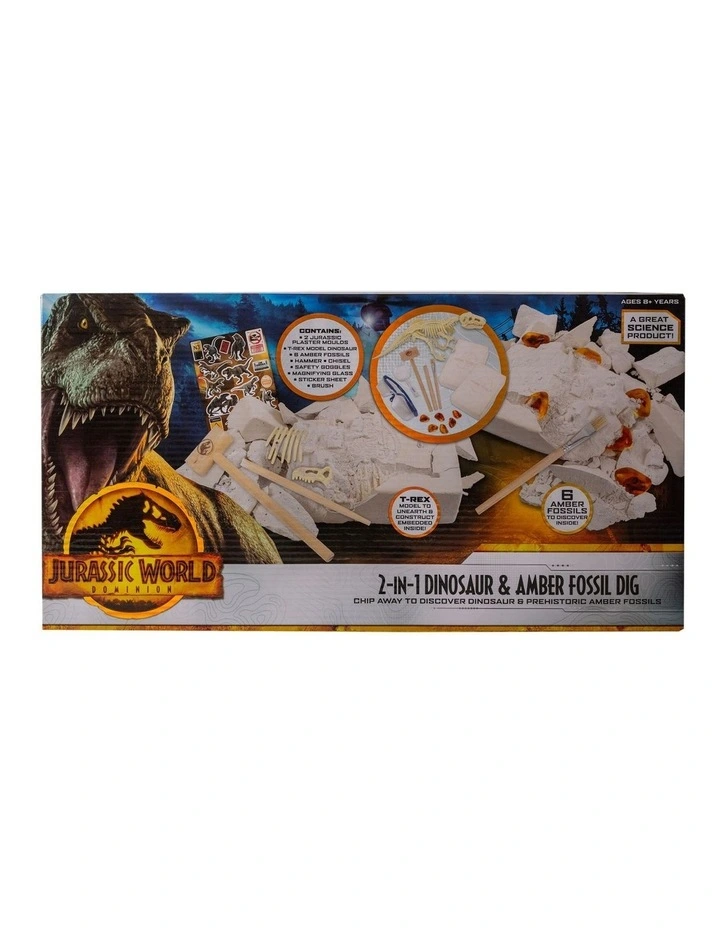 Deals π Jurassic World 2 In 1 Dinosaur And Amber Fossil Dig π