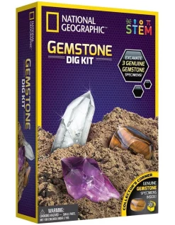 New 😀 National Geographic Gem Dig Kit 👍