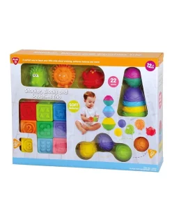 Best reviews of 🔔 PLAY Stacker, Blocks And Squishies Trio 😀