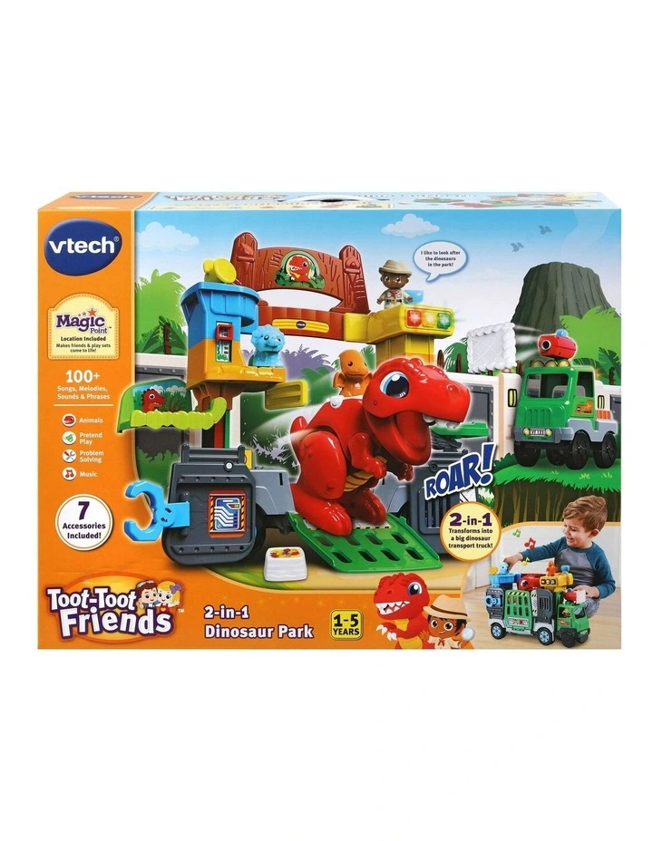 Brand new β VTech Toot-Toot Friends 2-In-1 Dino Park 𧨠- Image 2