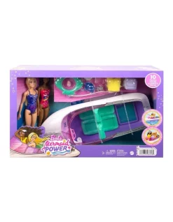 New 😍 Barbie Mermaid Power Dolls, Boat And Accessories 😉