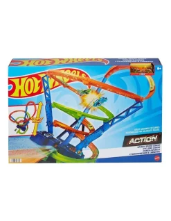 Best deal ⌛ Hot Wheels Action Spiral Speed Crash Track Set 🌟